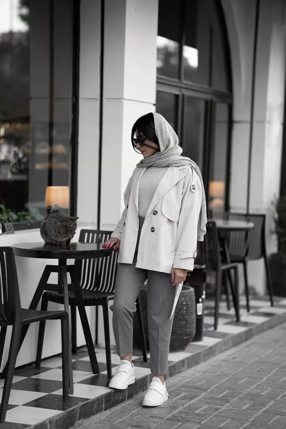 ترنچ کت کتان زارا زنانه