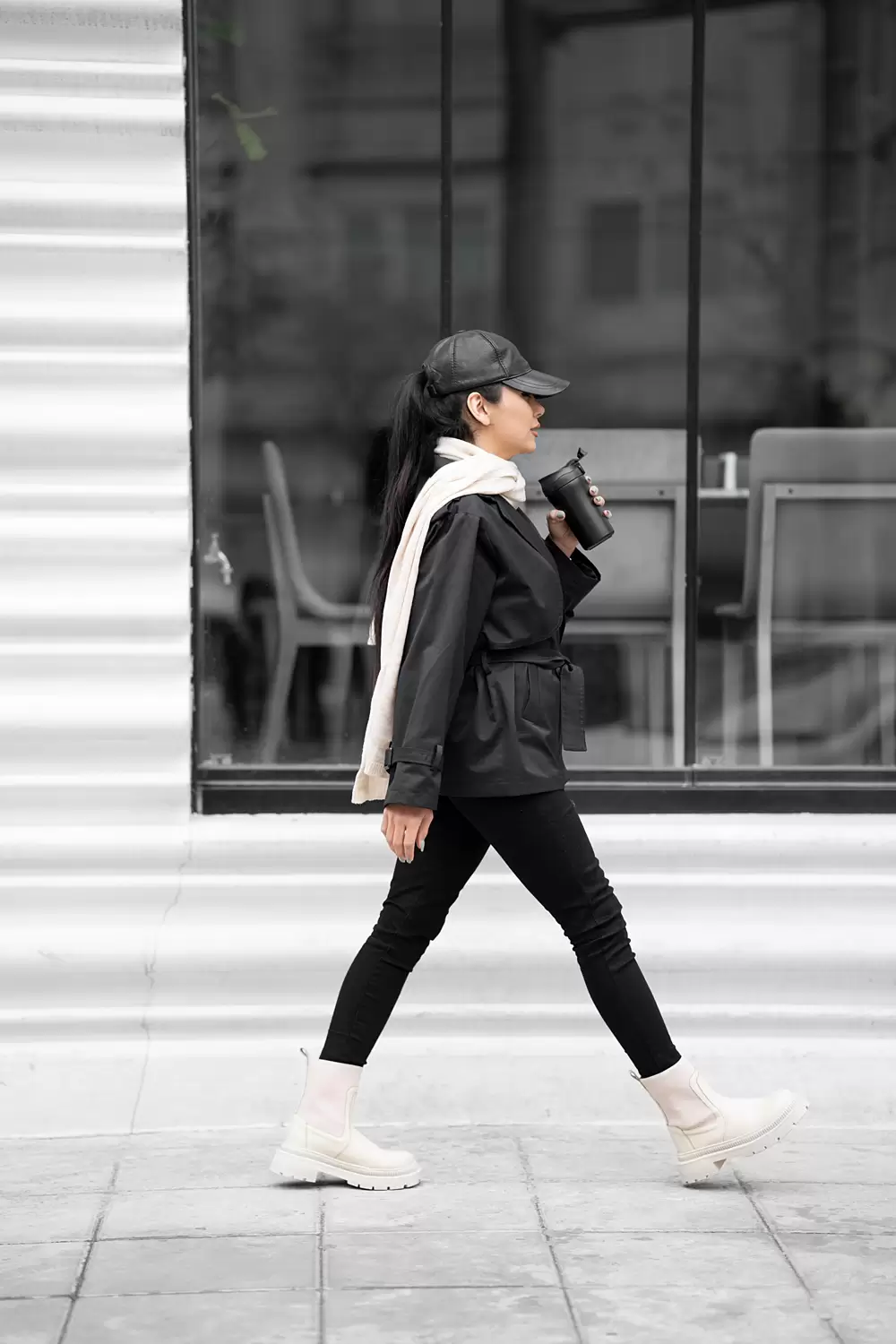 ترنچ کت کتان زارا زنانه